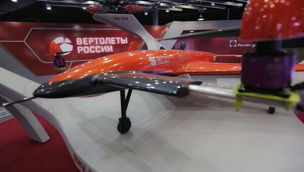 Convertiplano não tripulado VRT30, projetado pela empresa russa Vertolyoty Rossii - Sputnik Brasil
