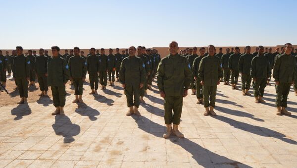 SDF training in Raqqa - Sputnik Brasil