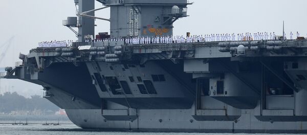 Porta-aviões dos EUA USS Nimitz - Sputnik Brasil