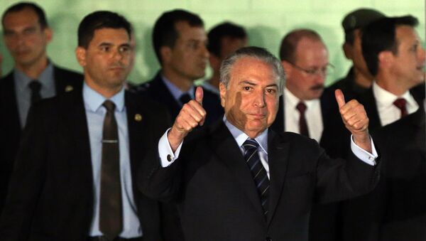 Michel Temer, presidente do Brasil - Sputnik Brasil