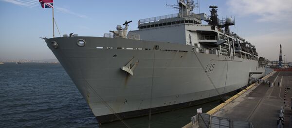 HNS Bulwark da Marinha da Grã-Bretanha HNS Bulwark da Marinha da Grã-Bretanha - Sputnik Brasil