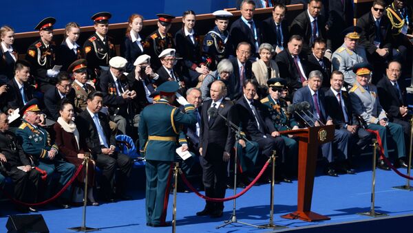 Parada de Vitória em Moscou  - Sputnik Brasil
