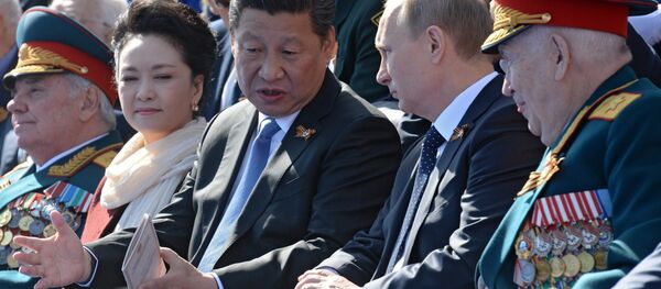 Parada de Vitória em Moscou - Sputnik Brasil