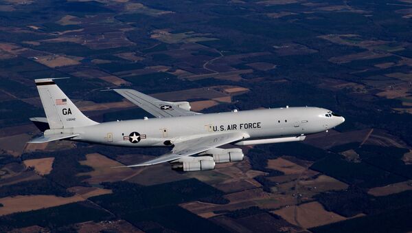 Imagem do Boeing 707 modificado intitulado Northrop Grumman E-8, da Força Aérea dos EUA - Sputnik Brasil