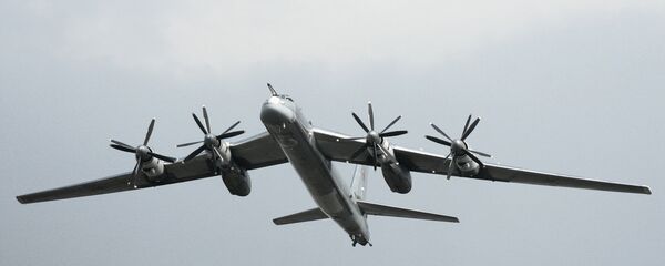 Bombardeiro estratégico russo Tu-95MS - Sputnik Brasil