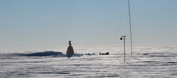 O busto de Vladimir Lenin no polo de inacessibilidade, Antártida - Sputnik Brasil