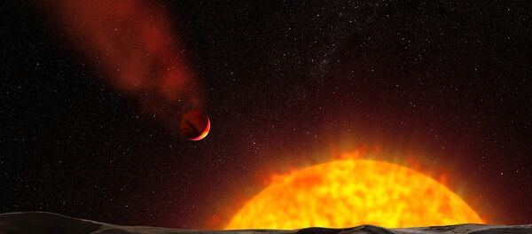 Representação artística de um exoplaneta - Sputnik Brasil