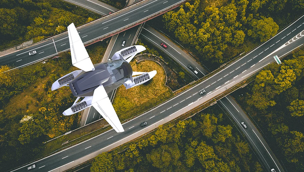 Formula, o carro voador da empresa russa Hoversurf  - Sputnik Brasil
