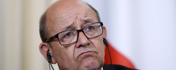 Jean-Yves Le Drian, ministro das Relações Exteriores da França - Sputnik Brasil