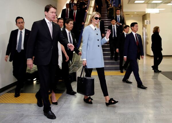 Ivanka Trump chega ao Japão, 2 de novembro de 2017 - Sputnik Brasil