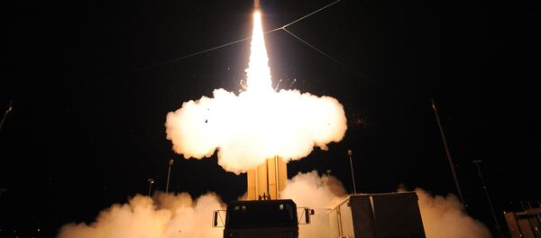 Teste de mísseis THAAD, foto de arquivo Teste de mísseis THAAD, foto de arquivo - Sputnik Brasil