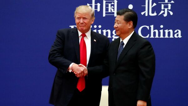 O presidente dos EUA, Donald Trump, e seu homólogo chinês, Xi Jinping - Sputnik Brasil