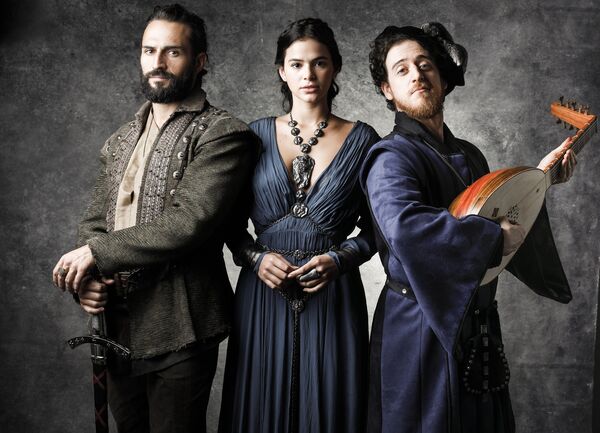 Atores da nova novela 'Deus Salve o Rei', da Rede Globo, que estreia em janeiro - Sputnik Brasil