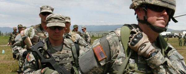 Instrutores militares dos EUA na Geórgia - Sputnik Brasil