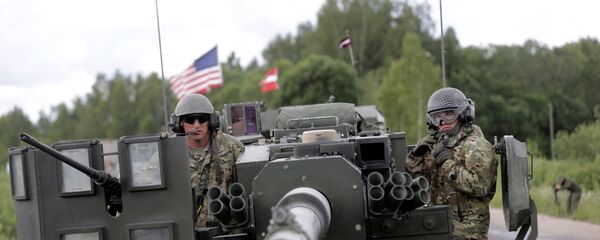 As forças da OTAN na Letônia As forças da OTAN na Letônia - Sputnik Brasil