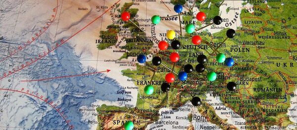 Mapa da Europa Mapa da Europa - Sputnik Brasil