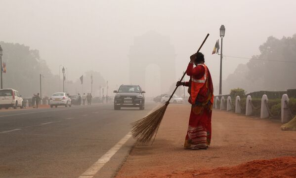 Smog em Nova Deli, Índia - Sputnik Brasil