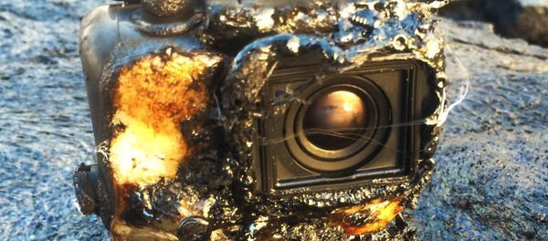 GoPro Got Covered by Lava - Sputnik Brasil