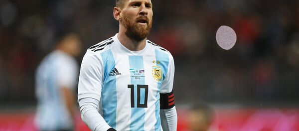 Craque Lionel Messi durante uma partida amigável entre as seleções russa e argentina nas vésperas da Copa 2018, no estádio de Luzhniki, em 11 de novembro de 2017 Craque Lionel Messi durante uma partida amigável entre as seleções russa e argentina nas vésperas da Copa 2018, no estádio de Luzhniki, em 11 de novembro de 2017 - Sputnik Brasil