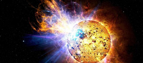 Explosão do Sol - Sputnik Brasil