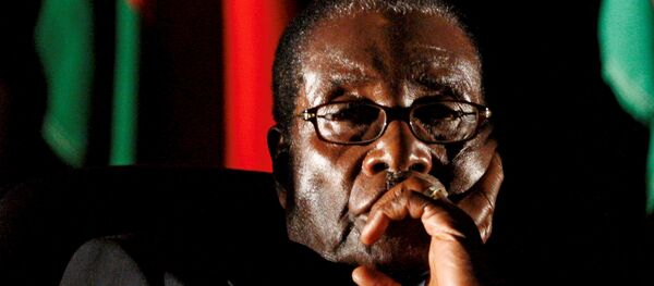 Robert Mugabe, presidente do Zimbábue, é visto em 17 de agosto de 2008 - Sputnik Brasil