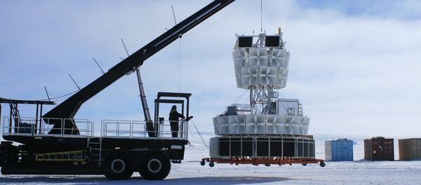 Bloco de antenas de rádio do detector ANITA (Antarctic Impulse Transient Antenna) - Sputnik Brasil