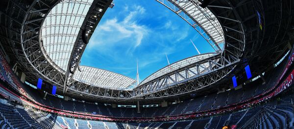 O estádio Sankt Peterburg nas vésperas do início da Copa das Confederações 2017 - Sputnik Brasil