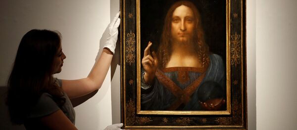 Quadro Salvator Mundi de Leonardo da Vinci - Sputnik Brasil