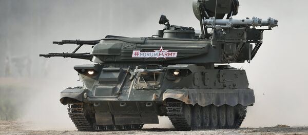 Sistema antiaéreo autopropulsado russo Shilka - Sputnik Brasil