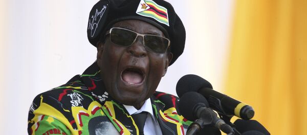 Robert Mugabe discursa em 4 de novembro - Sputnik Brasil