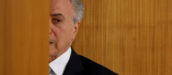 Michel Temer no Palácio do Planalto Michel Temer no Palácio do Planalto - Sputnik Brasil