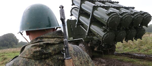 Lançador múltiplo de foguetes Tornado (foto de arquivo) - Sputnik Brasil