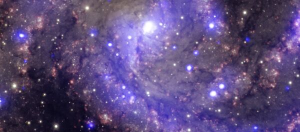 Galáxia espiral (imagem ilustrativa) - Sputnik Brasil