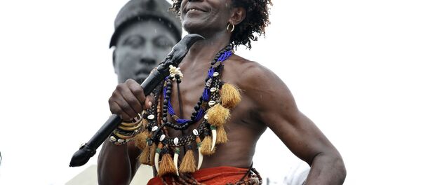 Homenagem junto ao monumento de Zumbi dos Palmares no Rio de Janeiro por conta do Dia da Consciência Negra - Sputnik Brasil