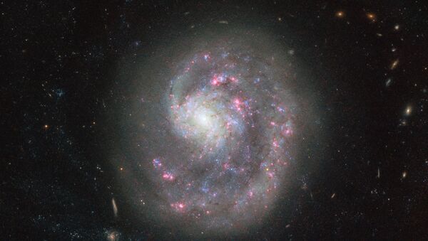 A galáxia NGC 4625 (imagem referencial) - Sputnik Brasil