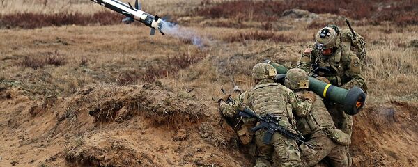 Lançamento a partir do sistema Javelin, foto de arquivo - Sputnik Brasil