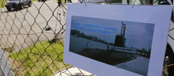 Imagem do desaparecido submarino argentino San Juan - Sputnik Brasil