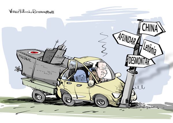  França pode vender Mistral russo à China - Sputnik Brasil