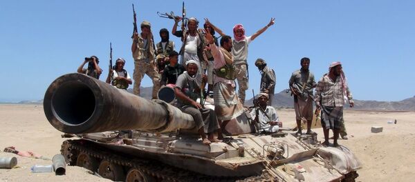 Militantes iemenitas - Sputnik Brasil