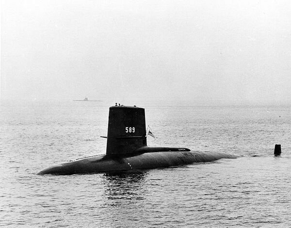 O submarino norte-americano Scorpion SSN-589 - Sputnik Brasil