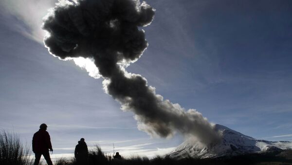 Vulcão Popocatépetl no México - Sputnik Brasil