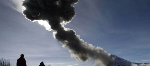 Vulcão Popocatépetl no México - Sputnik Brasil
