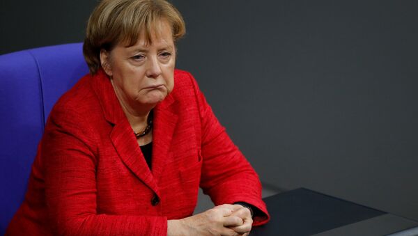 Angela Merkel no Parlamento alemão, 21 de novembro de 2017 - Sputnik Brasil