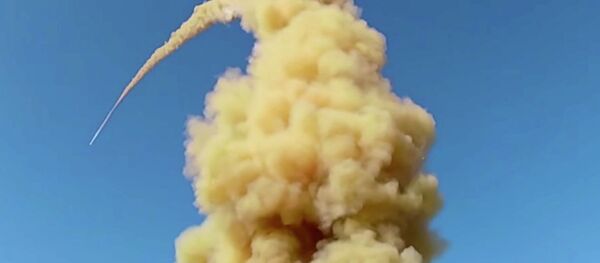 Lançamento do míssil renovado A-135 do sistema de defesa antiaérea, no polígono cazaque de Sary-Shagan - Sputnik Brasil