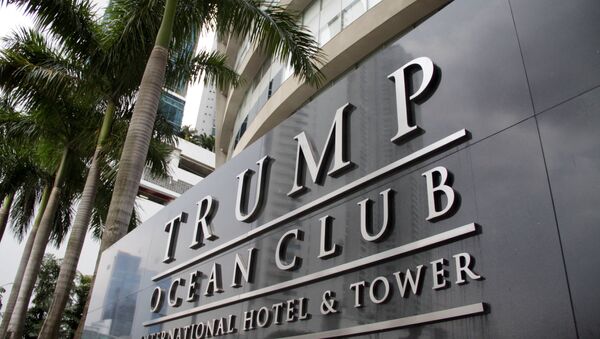 Placa do hotel de Trump no Panamá (foto de arquivo) - Sputnik Brasil