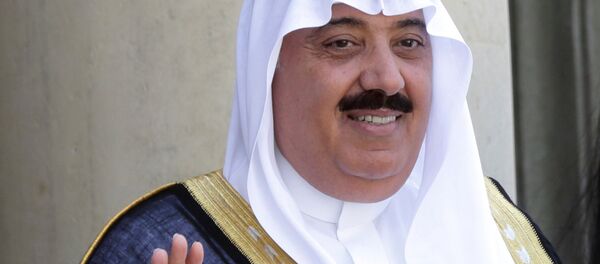 Príncipe Miteb bin Abdullah em Paris, 2014 - Sputnik Brasil