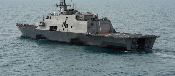 Fragata da Guarda Costeira dos EUA, Fort Worth LCS-3 (foto de arquivo) - Sputnik Brasil