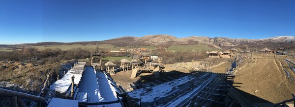 Vista panorâmica do parque Viking, na Crimeia - Sputnik Brasil