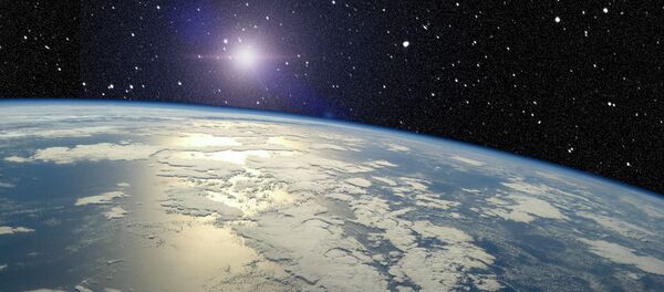 Vista da Terra desde o espaço (imagem ilustrativa) - Sputnik Brasil