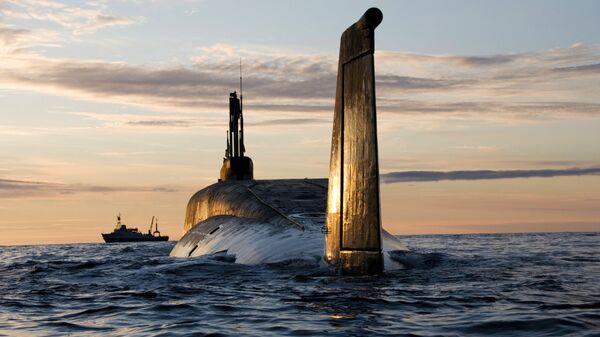 Submarino nuclear russo de classe Borei (foto de arquivo) - Sputnik Brasil